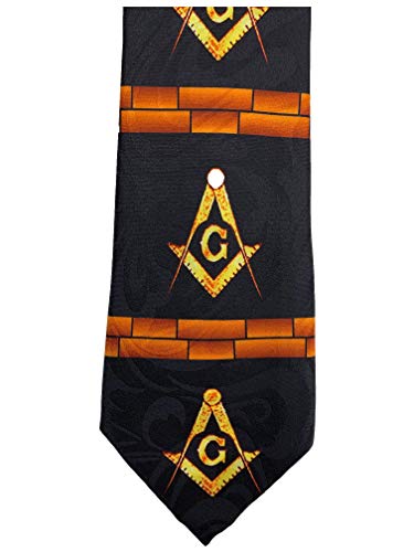 Steven Harris Mens Mason Compass Neck Ties Masonic Square Freemason Neckties