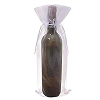 10 X Sacchetti Regalo In Organza Trasparente Per Bottiglie Di Vino Ideali Per Matrimoni E Feste~p141317930 - Foto 8