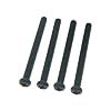 KAISH American Thread Humbucker Pickup Height Screws Humbucker Pickup Ring Pickup Surround Frame Mounting Screws Springs for USA thread pickups Black