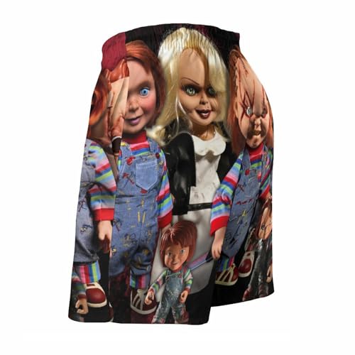 Men's Beach Chucky Shorts Swimwear Bathing Suits with Pockets4