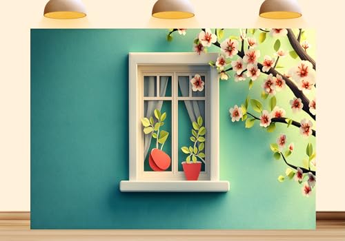 17X10ft Fabric Spring Backdrop Fire Pit Gathering Enchanting Natural Scenery