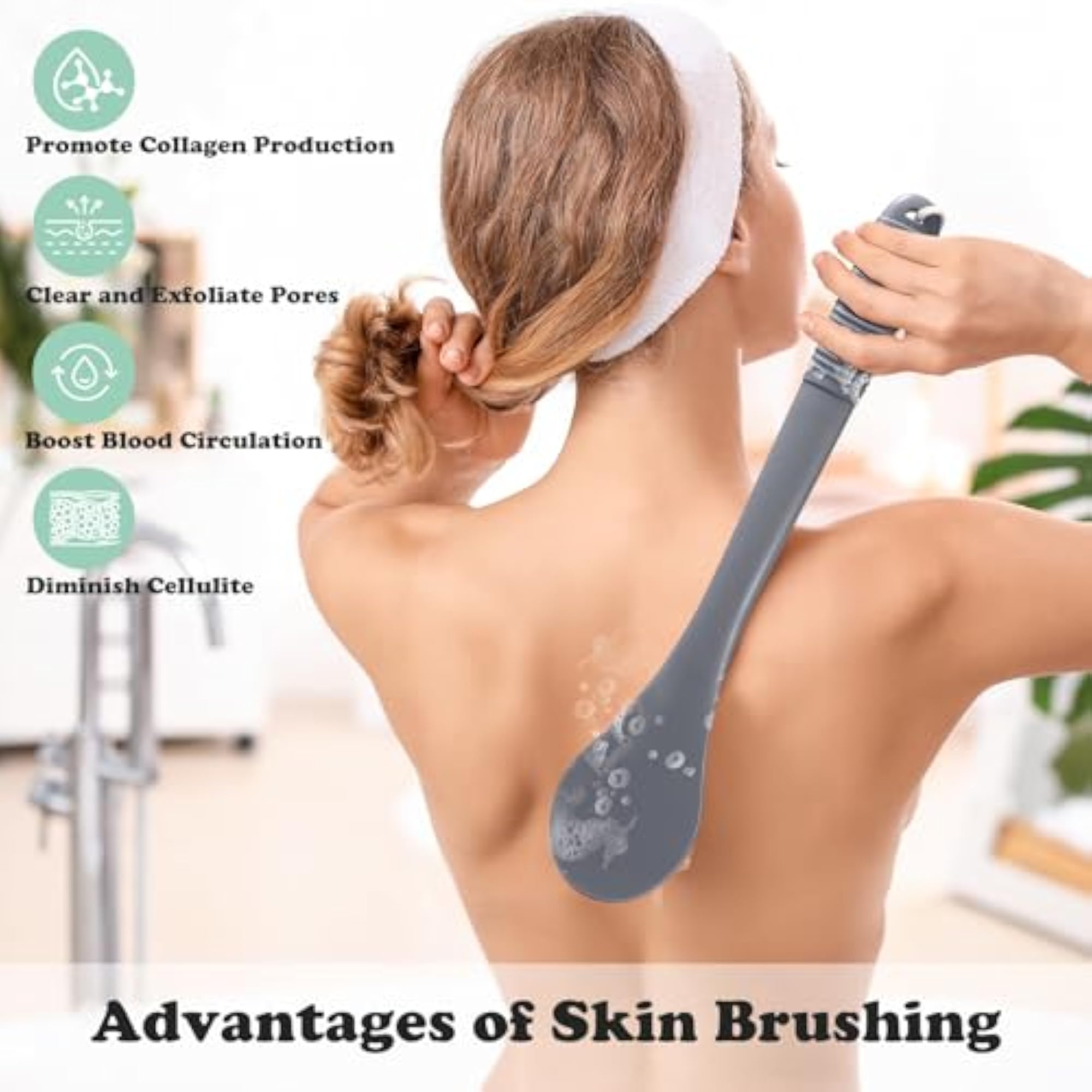17-Inch Back Scrubber for Shower