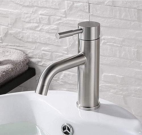 Mitigeur de lavabo eau chaude et froide avec commande à poignée unique pratique - 3