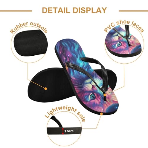 Cute Cat Flip Flop Beach Summer Casual Sandal for Women & Men Shower Shoes 208571262