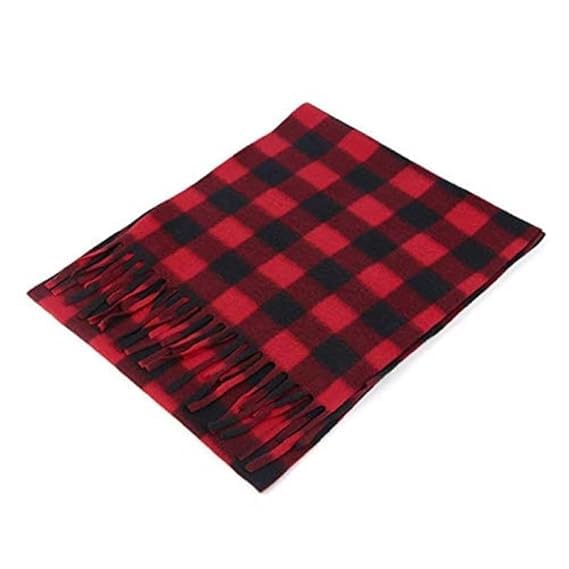 ranaji Men and Women Winter Wool Soft Warm Scarf Muffler Plaid Scarves100% Wool, || Muffler for Men || Muffler For Winter Wear Women || Assorted Colours, Set of 1-picture-34