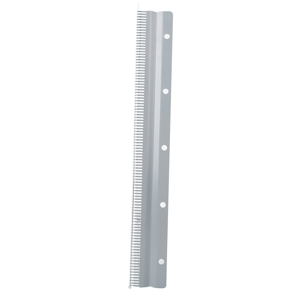 Dekaim Knitting Machine Accessories Knitting Machine Cast On Comb, 6.5mm Pitch 2X3 Transfer Tool Needle for Silver Reed SRP60N SRP50 SRP60 LK150 LK360 LK100, Metal Accessories, 45cm Length