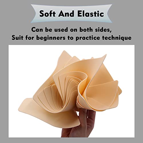 Rayyl 20PCS Tattoo Practice Skin with Transfer Paper Kit - Includes 5PCS Tattoo Practice Fake Skin and 15PCS Transfer Paper for Beginners & Experienced Artists…