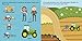 Tractors: Wooden Toy & Board Book Set
