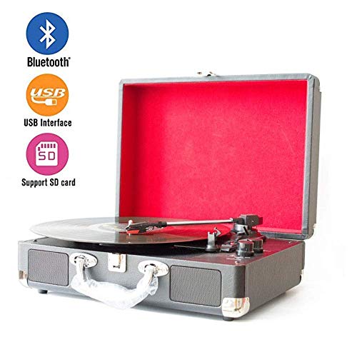 Tourne-disque rétro, haut-parleur Bluetooth rétro portable nostalgique rétro phonographe vinyle machine à disque vinyle Vin chaque famille - Les Beatles, Paul McCartney, John Lennon, RIngo Starr, George Harrison Tourne-disque rétro, haut-parleur Bluetooth rétro portable nostalgique rétro phonographe vinyle machine à disque vinyle Vin chaque famille – Image 7