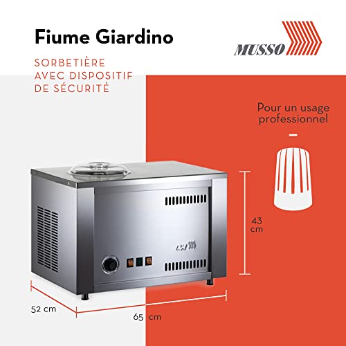 Turbine à glace Professionnelle Italienne - Musso Fiume Giardino - 2,5 Litres — miniature 2