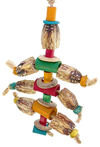 Planet Pleasures 41197 Small Mahogany Ant Bird Toy Cage Toys Cages Foraging Chew Shredder Conure - Thumbnail 2