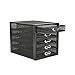 Mind Reader 5CABMESH-BLK Cabinet, Metal, File, Office Storage, Heavy Duty Multi-Purpose, Black 5 Drawer