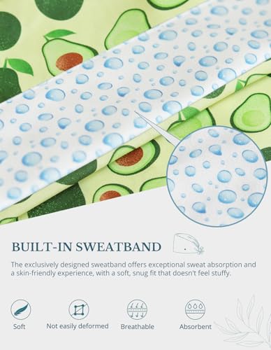 Image of Scrub Caps for Women with Buttons, Classic Surgical Caps | Double-Sided Printed, Adjustable,Long Hours, Sweatbands, Fabric Help Reduce Static Buildup