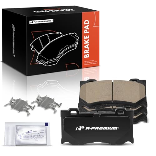 A-Premium Front Ceramic Brake Pads Compatible with