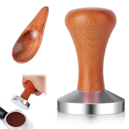 Facile da Smontare: L'impugnatura e la base del tamper per caffè possono essere smontate medianteseparazione rotativa, in modo semplice, rapido ed efficiente.