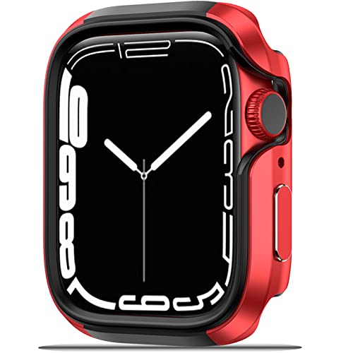 Boîtier Apple Watch 7 45mm coque rouge cadeau idéal fille
