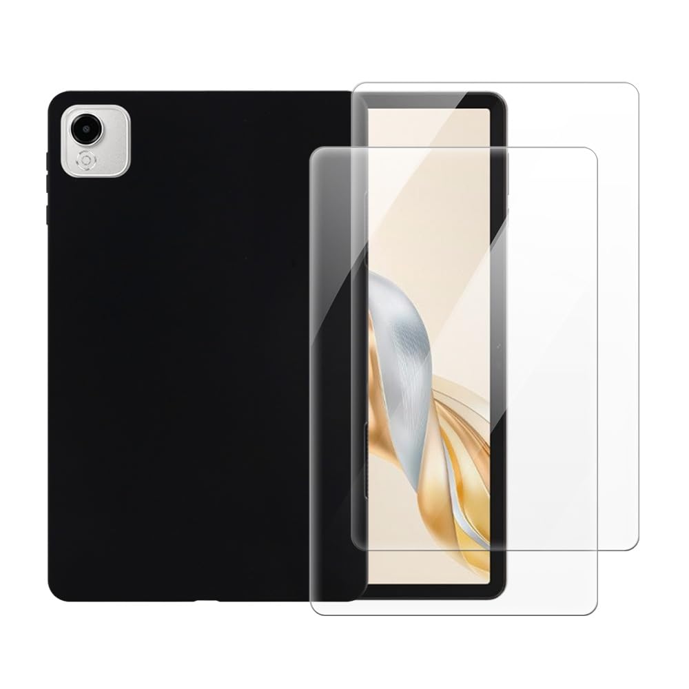 Funda y protector para Honor Pad X9A 11.5 2025 de vidrio templado negro 8