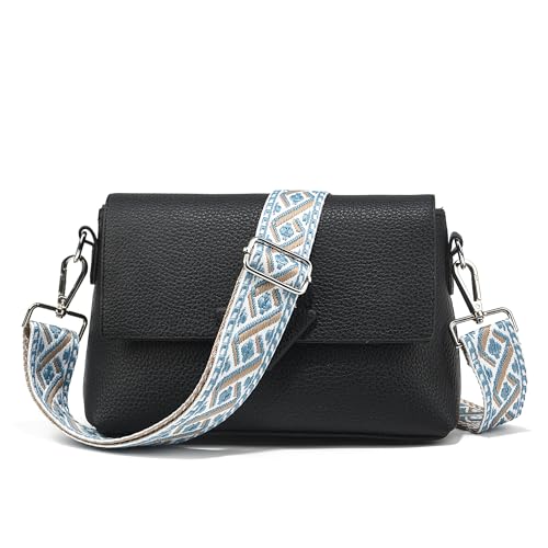 1.5" Wide Purse Strap Silver Hardware Adjustable Replacement Long Crossbody Bag Strap for Thick Shoulder Bags Canvas Handbags Straps by Luckok - Used condition - Image 3