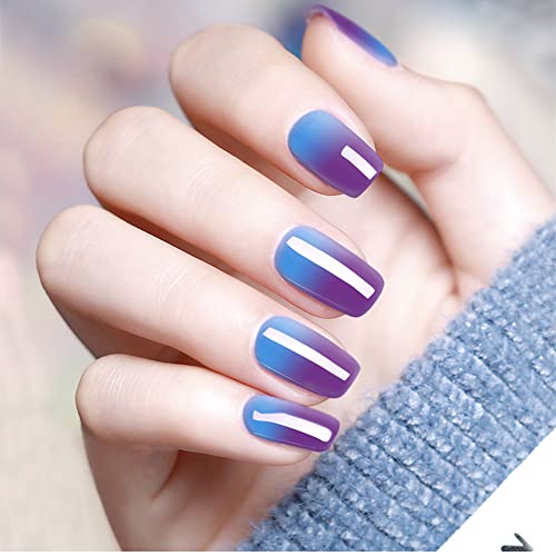 Allenbelle Color Changing Nail Polish Gift Set Color Changing Gel Polish Set Mood Soak Off Uv Led Gel Nail Polish (001) #TOP2