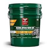 Triax Agra STOU 10W-30 - Super Tractor Universal, Transmission, Hydraulic, and Engine Oil - API Licensed GL-4 - For Heavy Duty Diesel and Small Engines (5 Gallon)