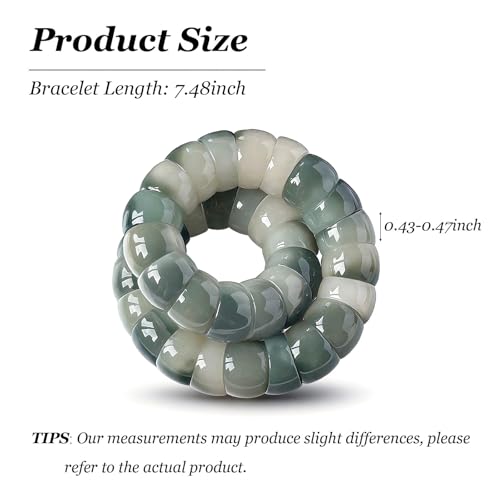 Image of Fidget Bracelet for Women Natural Bodhi Seeds Beaded Anxiety Stress Bracelets Zen Fidget Stretch Bracelets Alleviate Protection Healing Bodhi Jewelry Gifts for Women Men