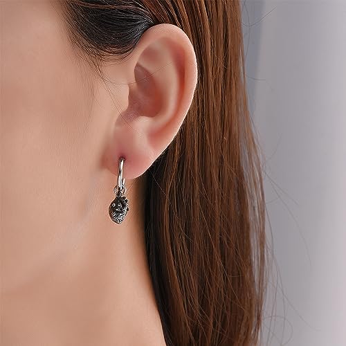 Anatomical Heart Earrings Stainless Steel Human Heart Earrings Gothic Drop Earrings Women2