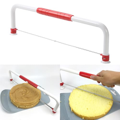 WiuCYS XL Adjustable Cake Layer Cutter