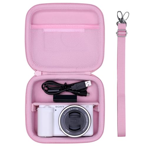 XANAD Hard Case for Sony a6400/a6700/a6100/a6000/a5000/a5100/ZV-E10/ZVE10 II or Fujifilm X100VI / X100V Digital Camera (Pink)