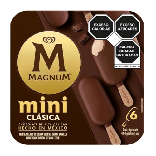 La Mejor Recopilación de Paletas Top 5. 42 Magnum Paleta Mini Clásica 6x55ml