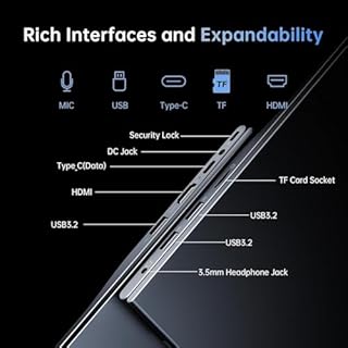 2026 Gaming Laptop with AMD Ryzen 4300U Processor, 15.6 Inch FHD Display Laptop AMD Radeon Graphics Laptop computer 16GB RAM 512GB SSD, Windows 11, 55Wh Battery, Wi-Fi, Type-C, Webcam Cover Slide