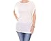 Calvin Klein Women's Plus-Size Slub Linen Top with Eyelet