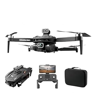 Caracen V168 Pro Max GPS Drohne mit 8K Kamera und LCD Fernbedienung,FPV Quadcopter mit bürstenlosem Motor, 5G Echtzeitübertragung, Follow Me, Auto Rückkehr, Geschenke ideal für Anfänger.