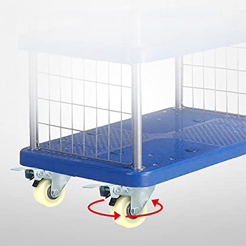 Roulettes pivotantes de 5 cm M10 à double roulement et structure renforcée