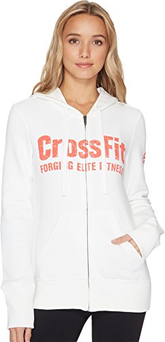 Reebok Cross Fit Full Zip Hoodie, X-Large, Chalk