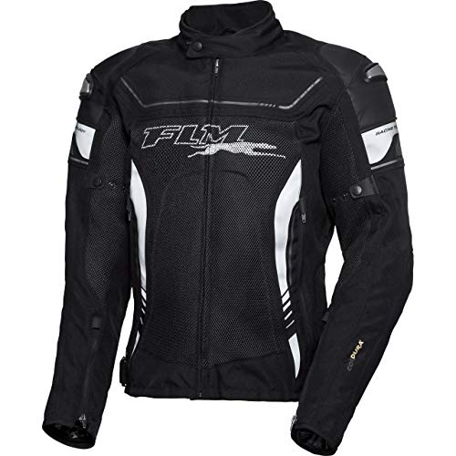 FLM Sports Damen Leder-/Textiljacke 3.1 - Racing Kombijacke - Rindsleder schwarz L