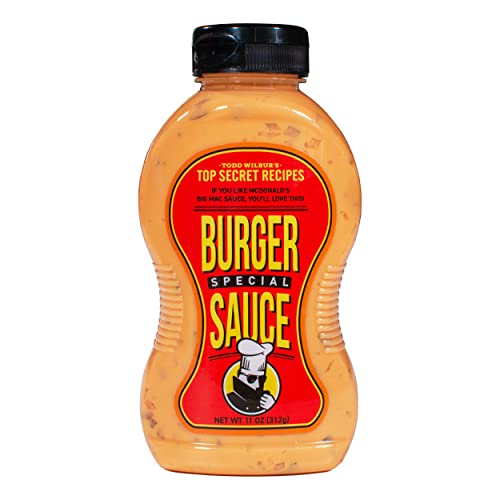 Todd Wilbur's Top Secret Recipes Special Burger Sauce (Like Big Mac Sauce) - For Burgers, Sandwiches & Wraps - MSG & Gluten-Free, 11 Oz
