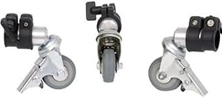 AFEFT swivelling Wheels PCA-19M 3 pcs for lamp tripods 19 mm