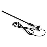 Dual Electronics MANT16B Durable Mast Long Range Marine Radio Antenna Black, 16-Inch