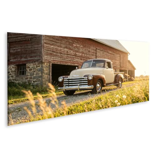 Toile panorama de voiture rétro pour créer une ambiance salon élégante et vintage