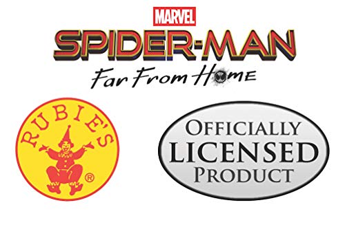 Rubies - Disfraz Oficial de Spider-Man Far from Home, Spiderman para niños, Azul y Rojo, Talla S, 3-4 años, Altura 117 cm, Cintura 65 cm