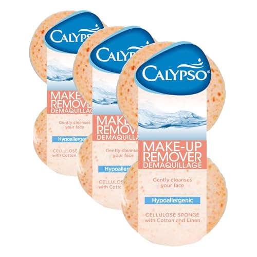Calypso ESPONJA Desmaquillante - 100 g (1156-00709), 2 - De celulosa (Paquete de 3)