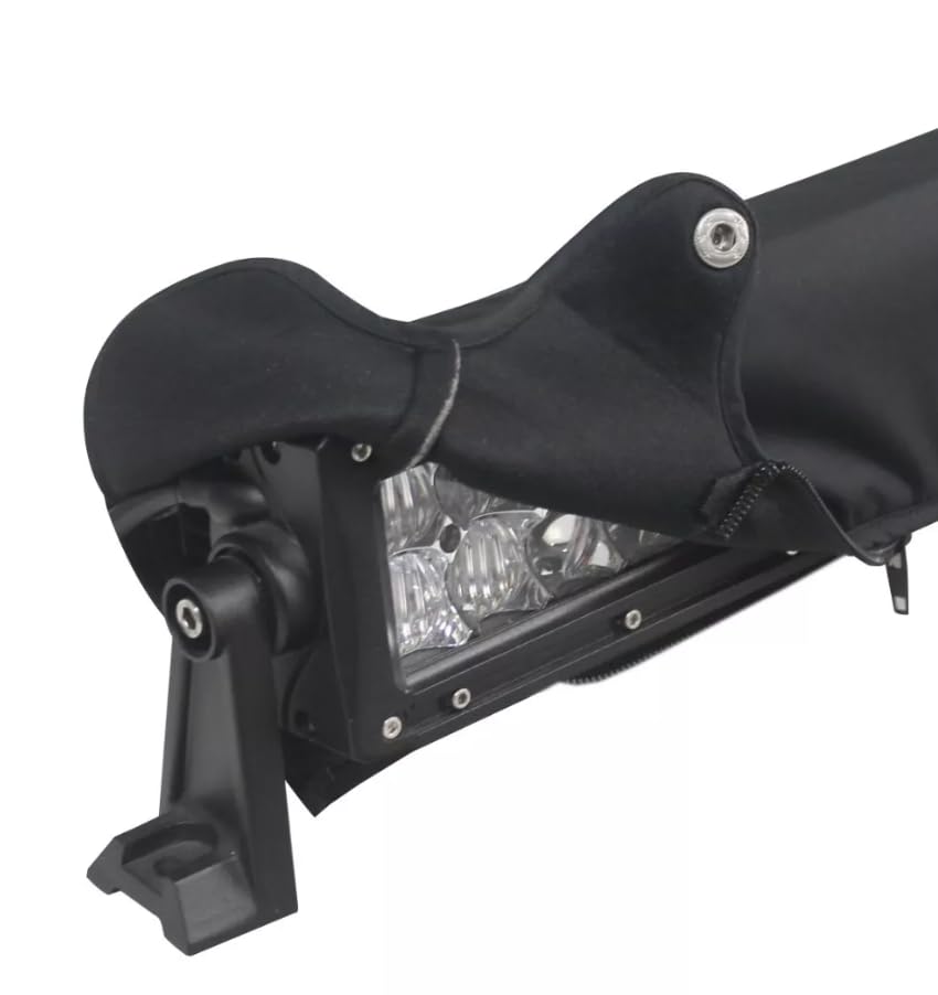 Pokrowiec na listwę świetlną LED, 61 cm, pokrowiec ochronny, prosty, zakrzywiony, na każdą pogodę