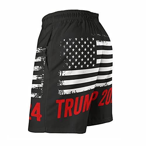 2024 Pro Trump Men's Summer Quick Dry Swim Trunks Casual Board Shorts Beachwear for Boys Men2