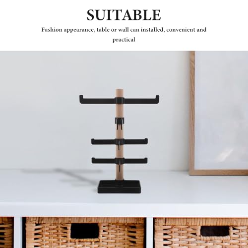 Soporte para cascos y gafas de ciclismo estante organizador de escritorio para equipo deportivo 3
