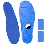 MHYALUDO Compatible with Airtag Protective Cover Insoles for Kids and Seniors,Compatible with Airtag Insoles to Help You Find Your Family Faster, Track Your Steps and Shoes -Size 190mm Blue