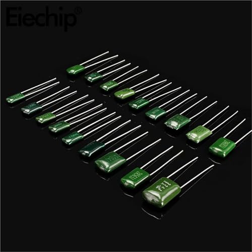 Kit de condensateurs à film polyester 100V 180 pièces pour circuits électroniques