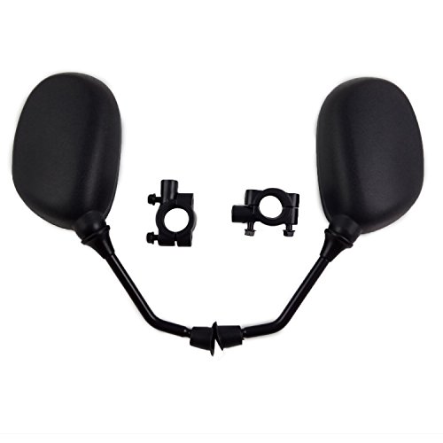 Okstno 360 Degree Rotation Rearview Mirror Bracket Holder Clamp W/ 7/8" Handlebar Mount 8Mm Adaptor For Polaris Line Of Atvs Dirt Motor Bike Cruiser Chopper #TOP4