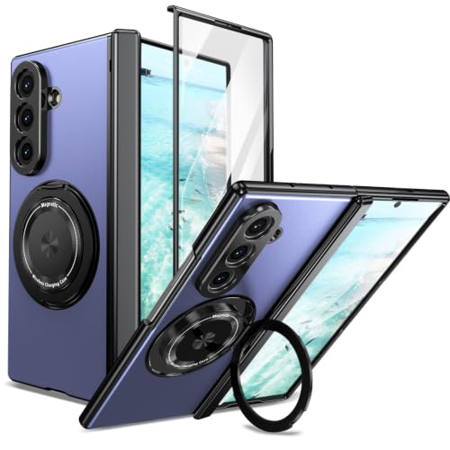 HOULEE Samsung Galaxy Z Fold 8 Ultra�p�P�[�X ���^���L�b�N�X�^���h�t�� Z Fold8 Ultra�����O�P�[�X �X�N���[���v���e�N�^�[&�q���W�ی� �t���{�f�B�����h�~�d�b�P�[�X�t�� Galaxy Z Fold 8 Ult