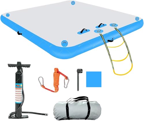 Plateforme flottante gonflable en PVC épais contre le manque de place au lac