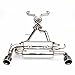 Invidia HS03IG3GIS Gemini Cat-Back Exhaust System with Stainless Steel Rolled Tip for Nissan G35 Coupe